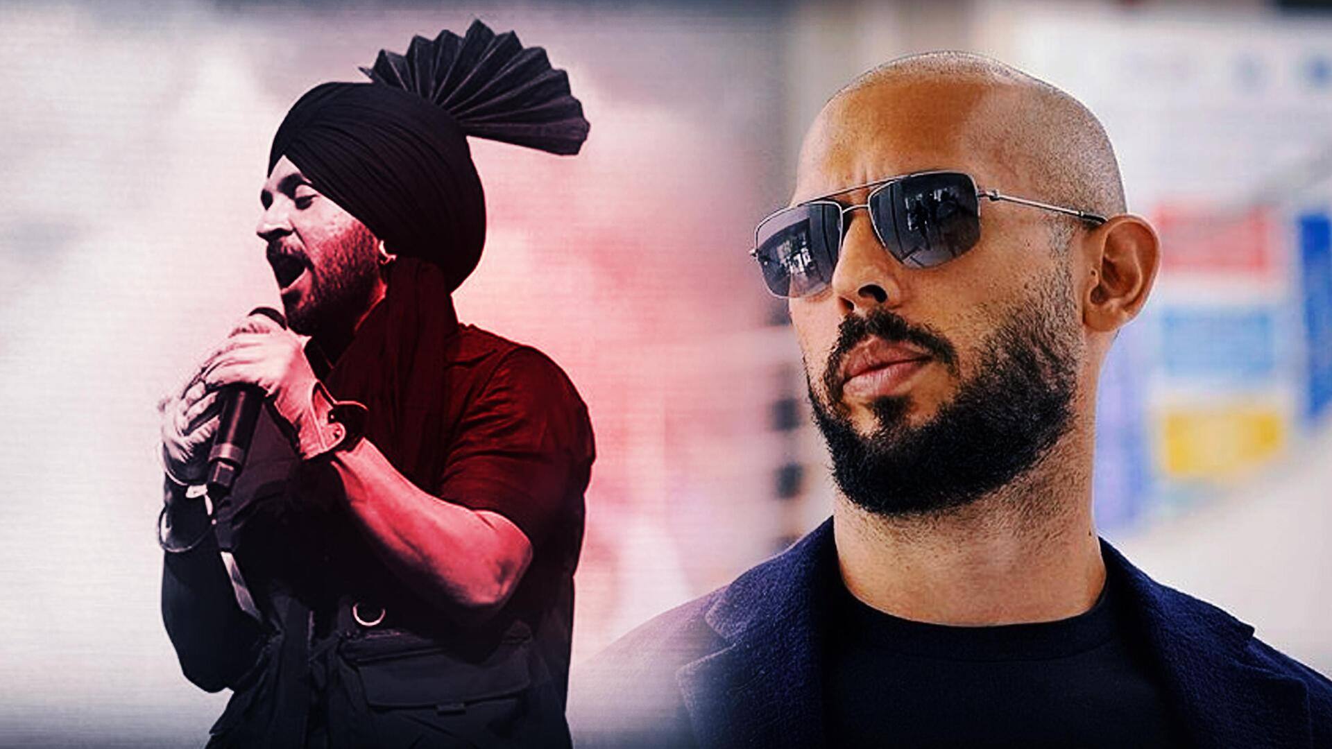 Andrew Tate's racist slur against Diljit Dosanjh sparks online backlash