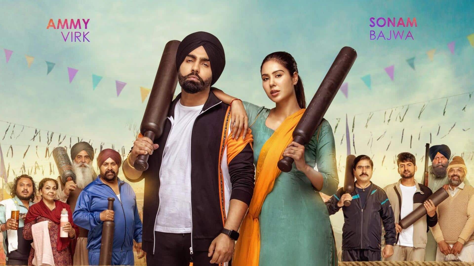 Ammy Virk, Sonam Bajwa unveil dual-titled Punjabi-Haryanvi film posters