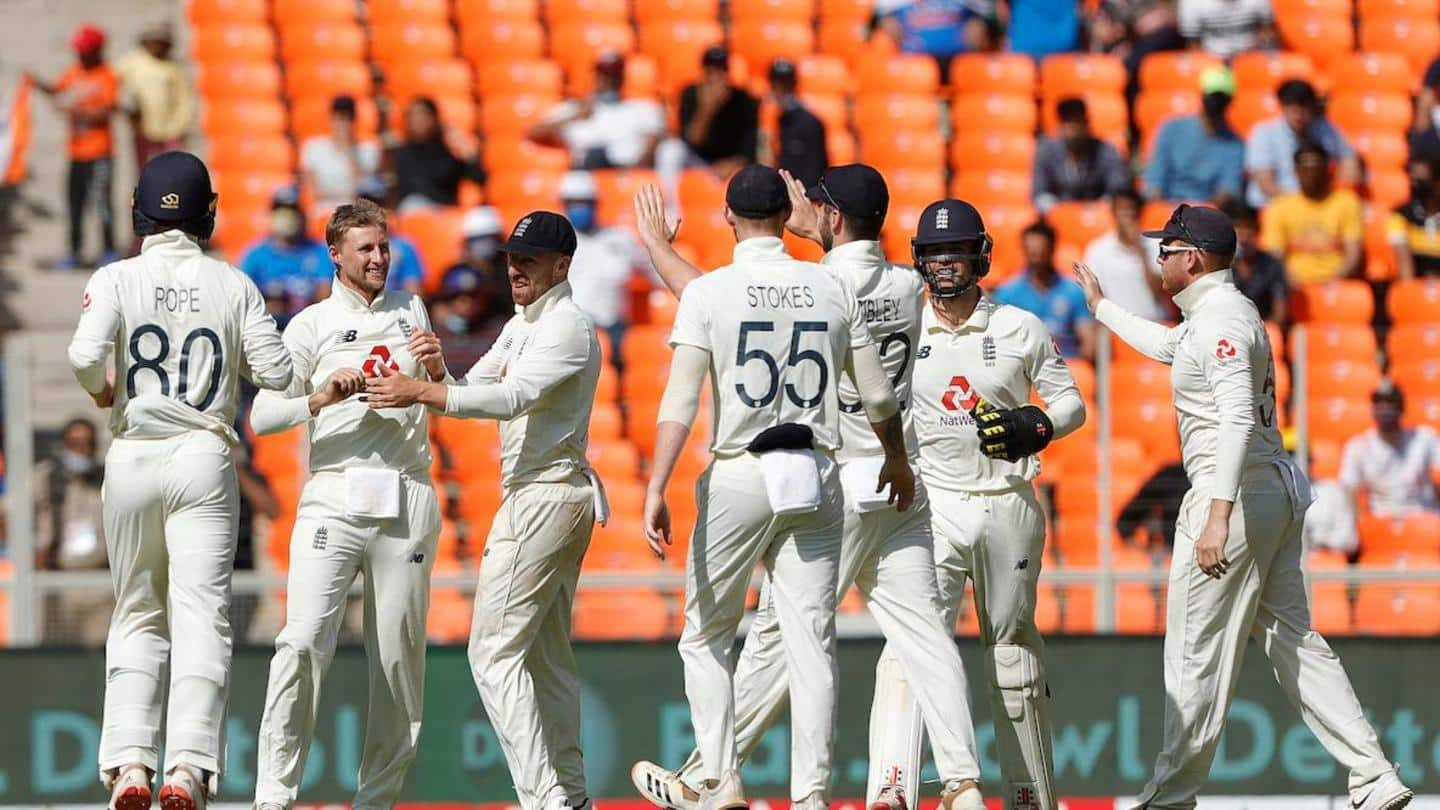 India vs England, D/N Test: Hosts bowled out for 145