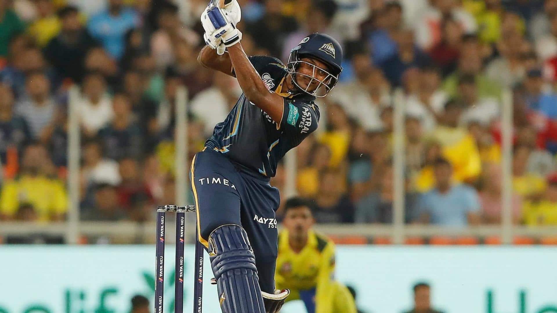 Sai Sudharsan becomes second-youngest to score fifty in IPL final 
