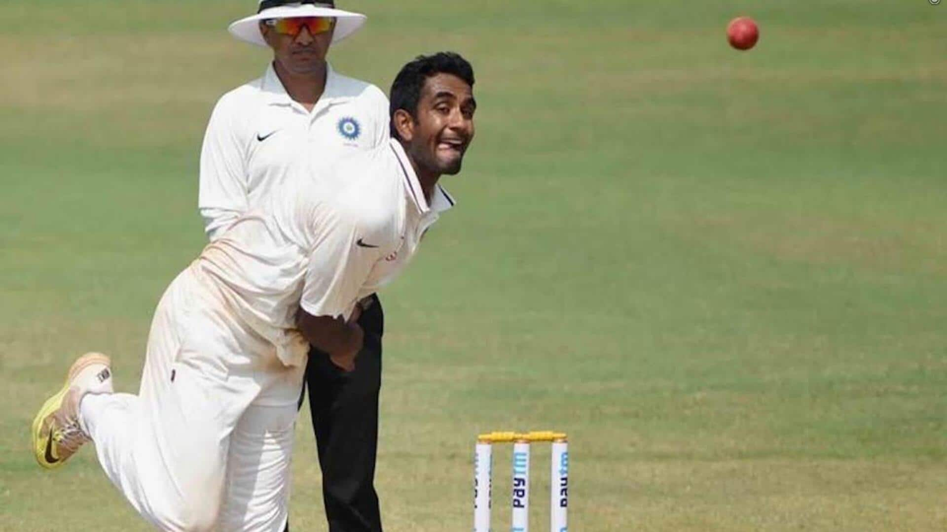 Ranji Trophy 2024, Jayant Yadav claims 5/42 against Saurashtra: Stats