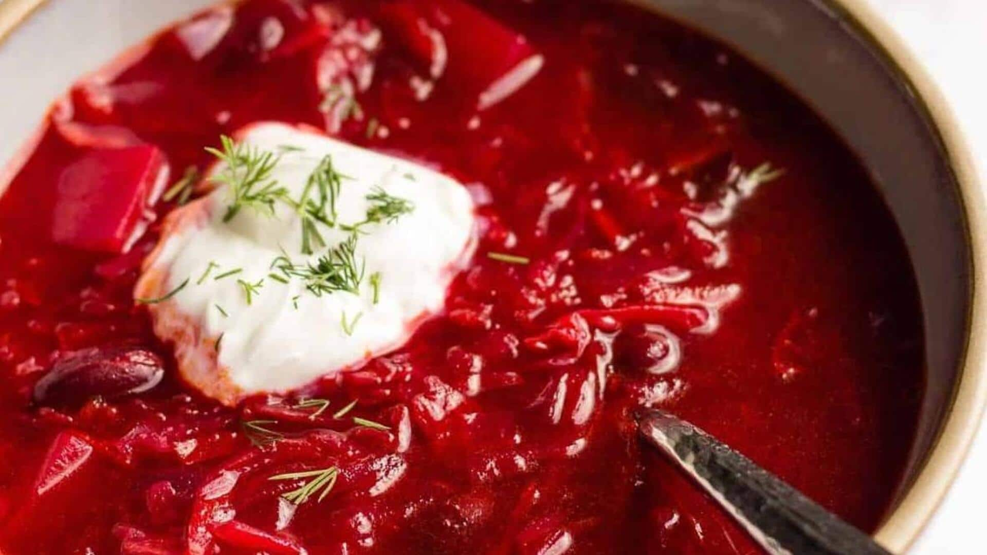 Essential vegetables for an authentic borscht