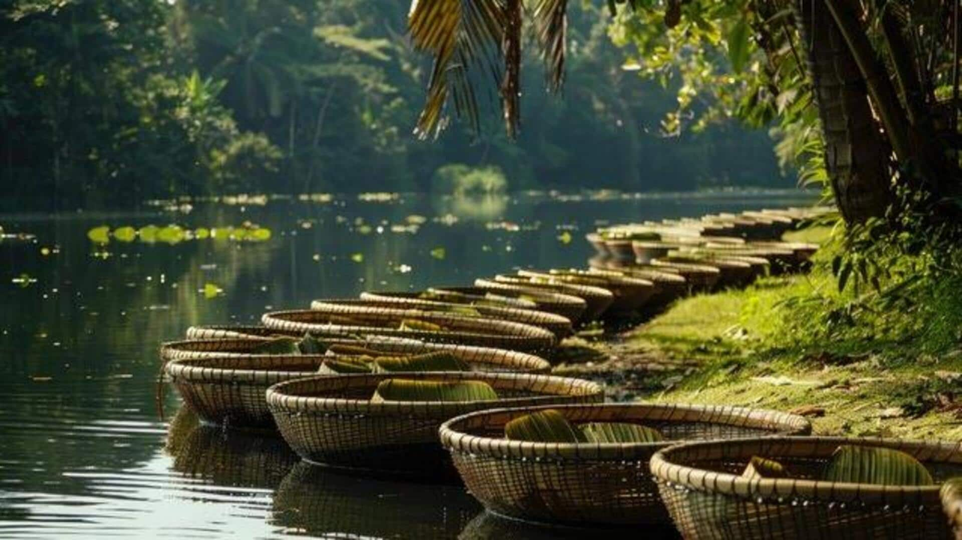 Discovering urban rivers by coracle