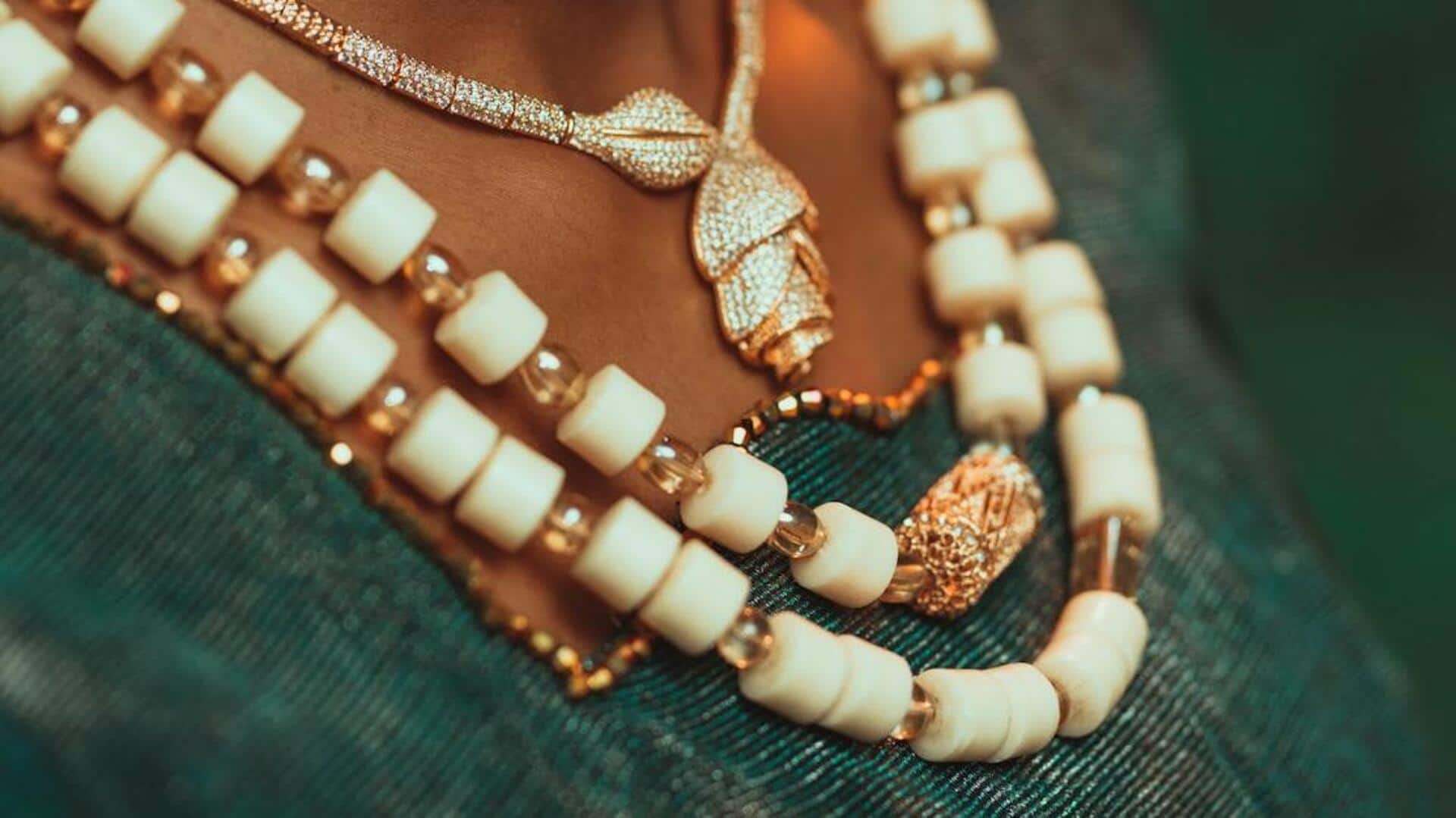 Chunky beaded necklaces: Your go-to winter accessory