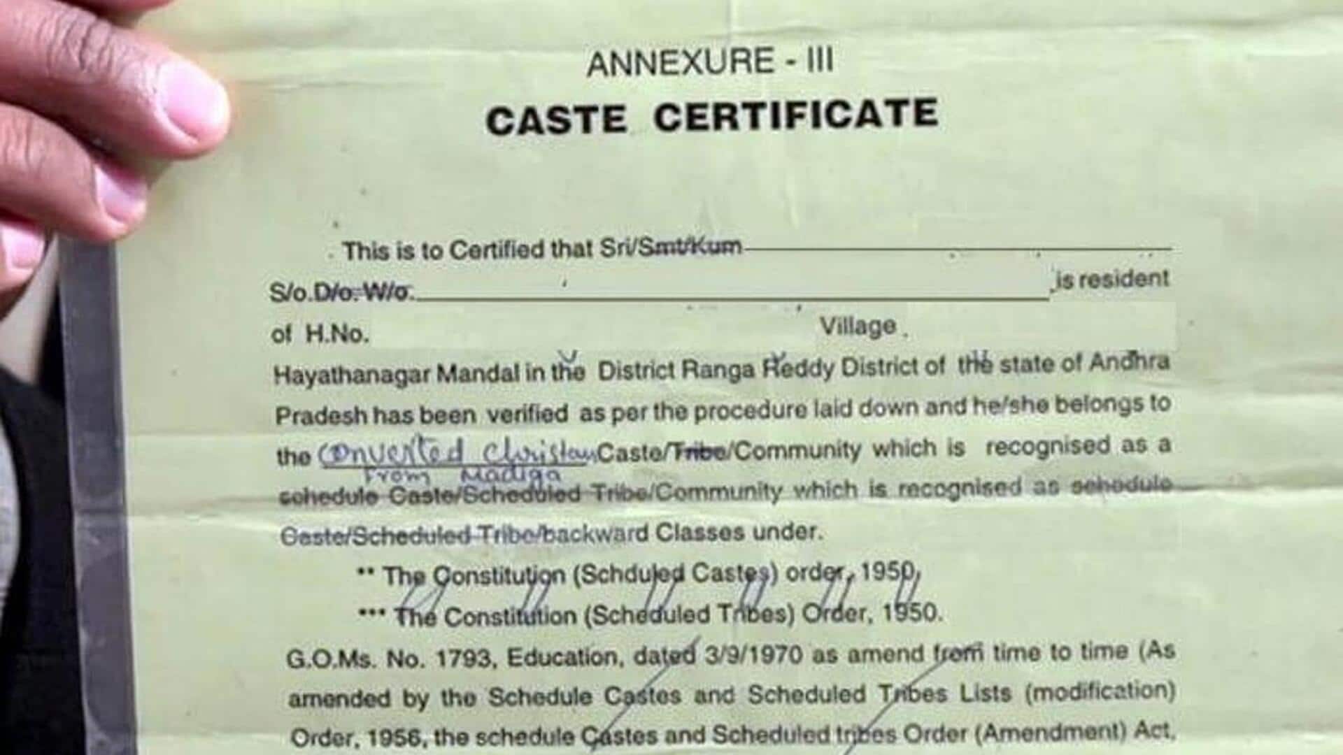 How to get your caste certificate without unnecessary delay