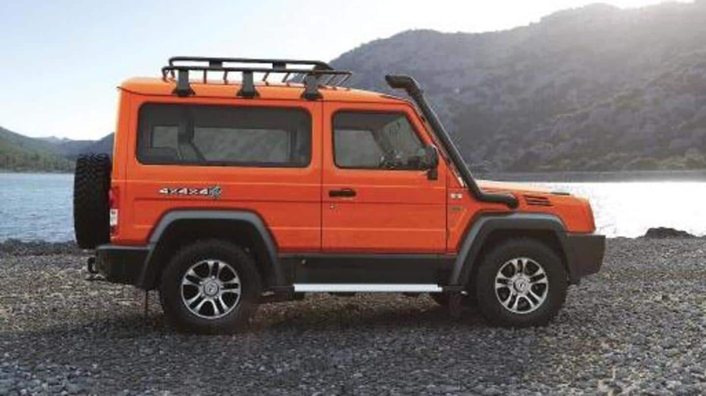 It has a tailgate-mounted spare wheel It has a tailgate-mounted spare wheel