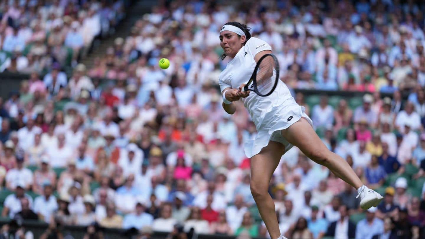 2022 Wimbledon: Ons Jabeur reaches final after beating Tatjana Maria