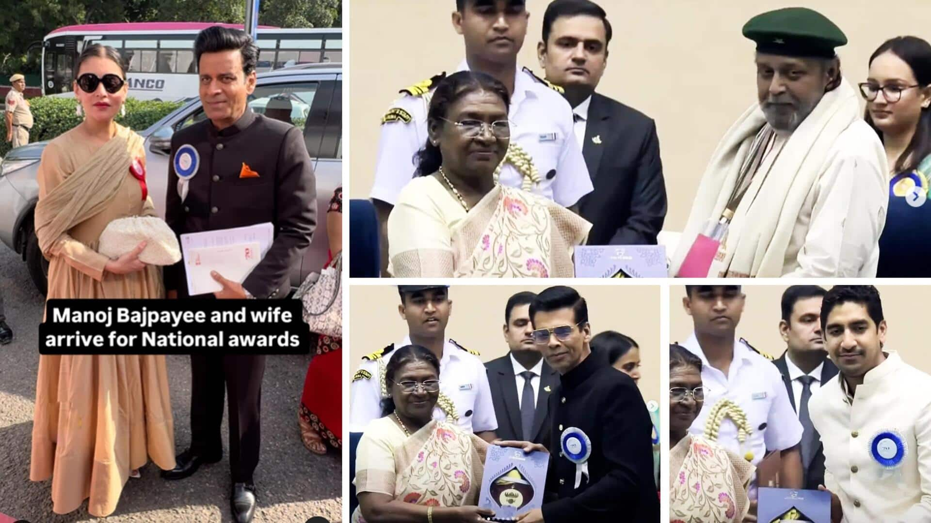 National Awards highlights: Mithun spotted with arm brace and more!