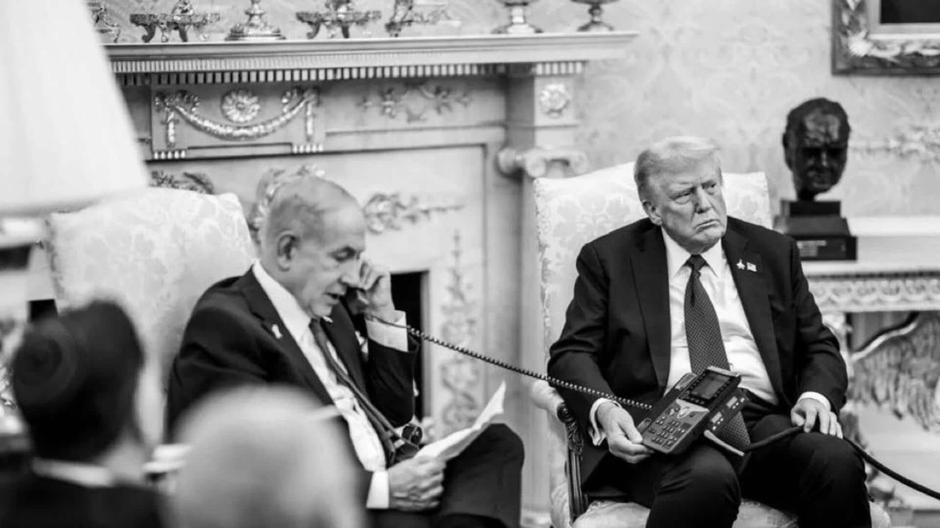 Netanyahu's Qatar apology scripted? Photo shows him reading from paper 