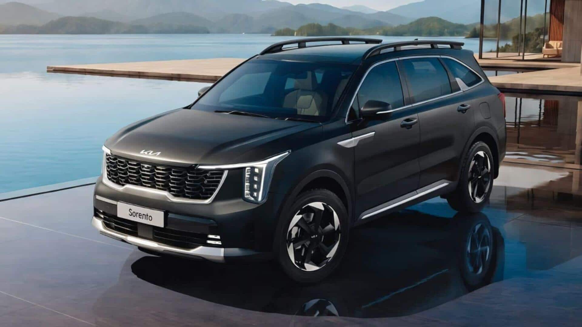 Kia launches Sorento at ₹28L, its first hybrid SUV