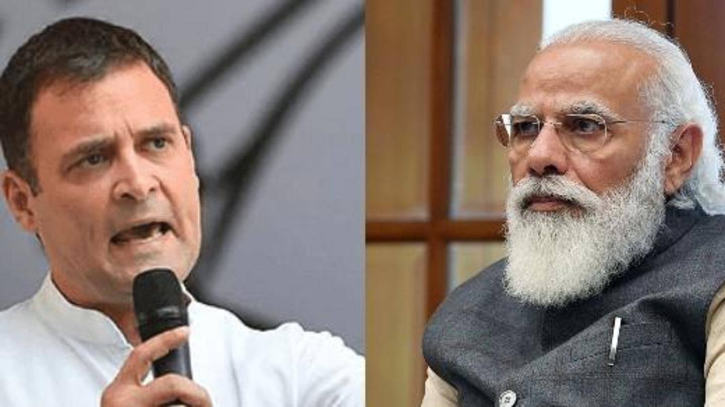 Earlier, Gandhi had asked PM Modi to halt vaccine exports Earlier, Gandhi had asked PM Modi to halt vaccine exports