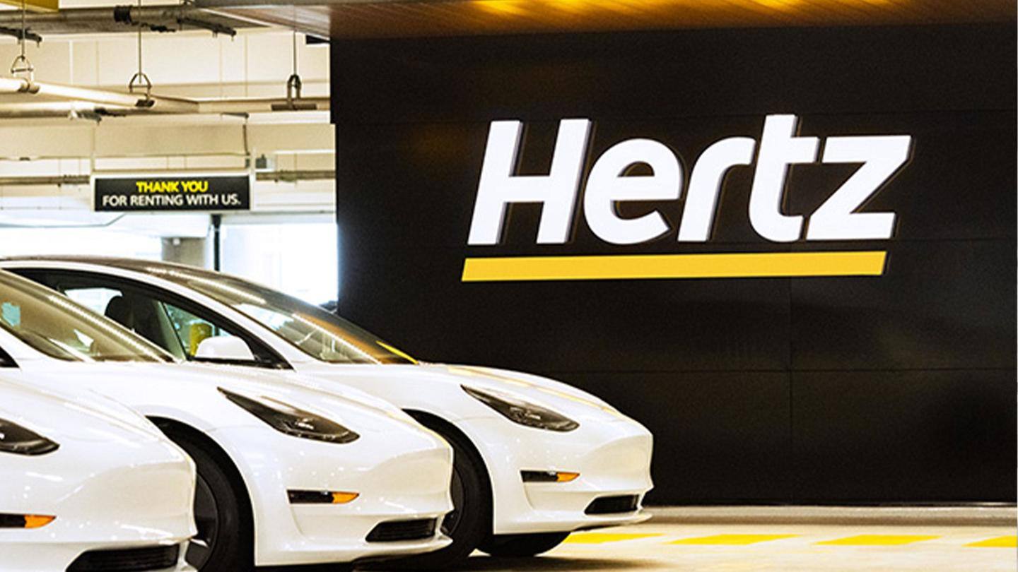 Hertz's announcement fuelled Monday stock price rise Hertz's announcement fuelled Monday stock price rise