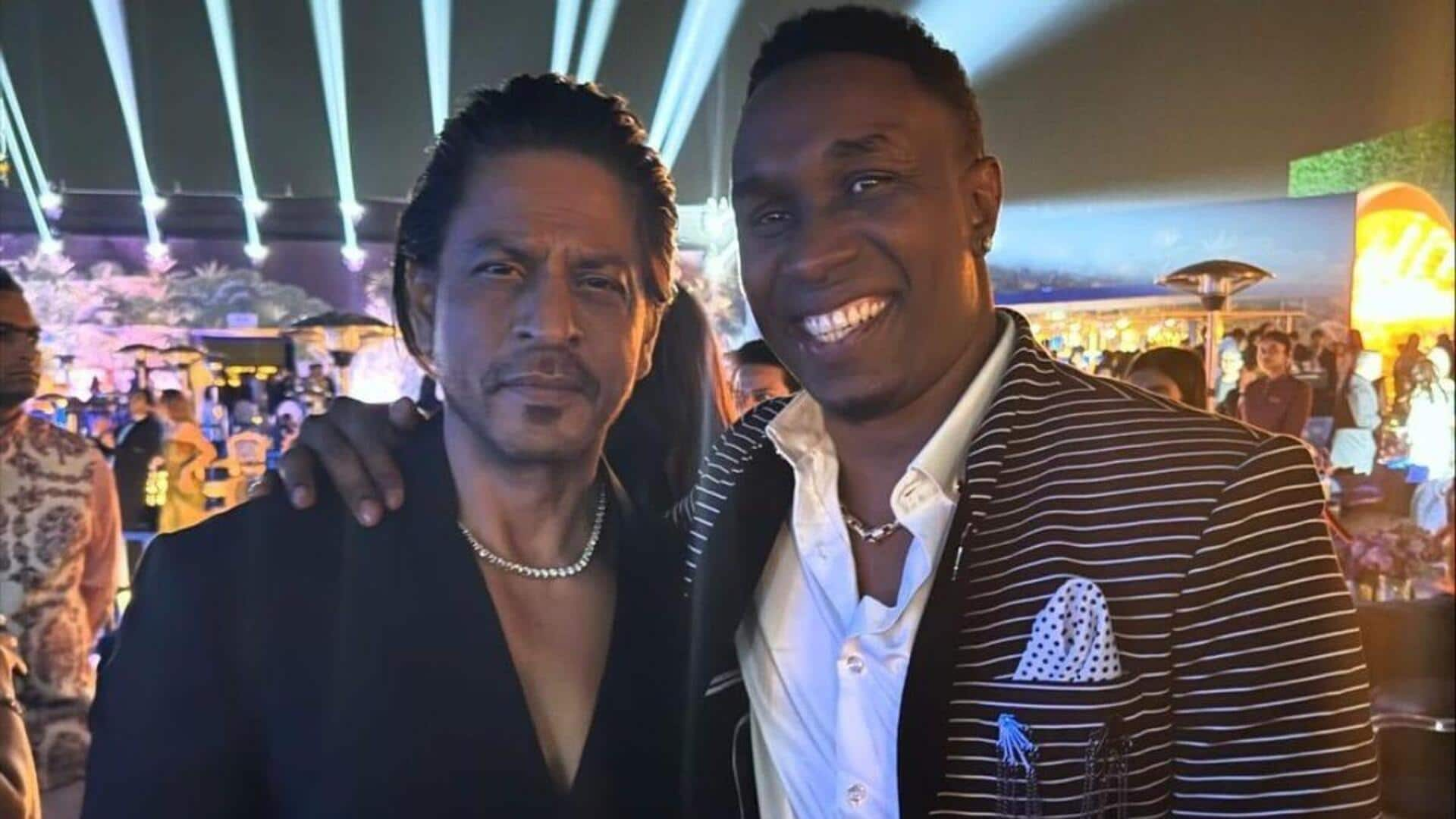 What's cooking? DJ Bravo teases film with Shah Rukh Khan