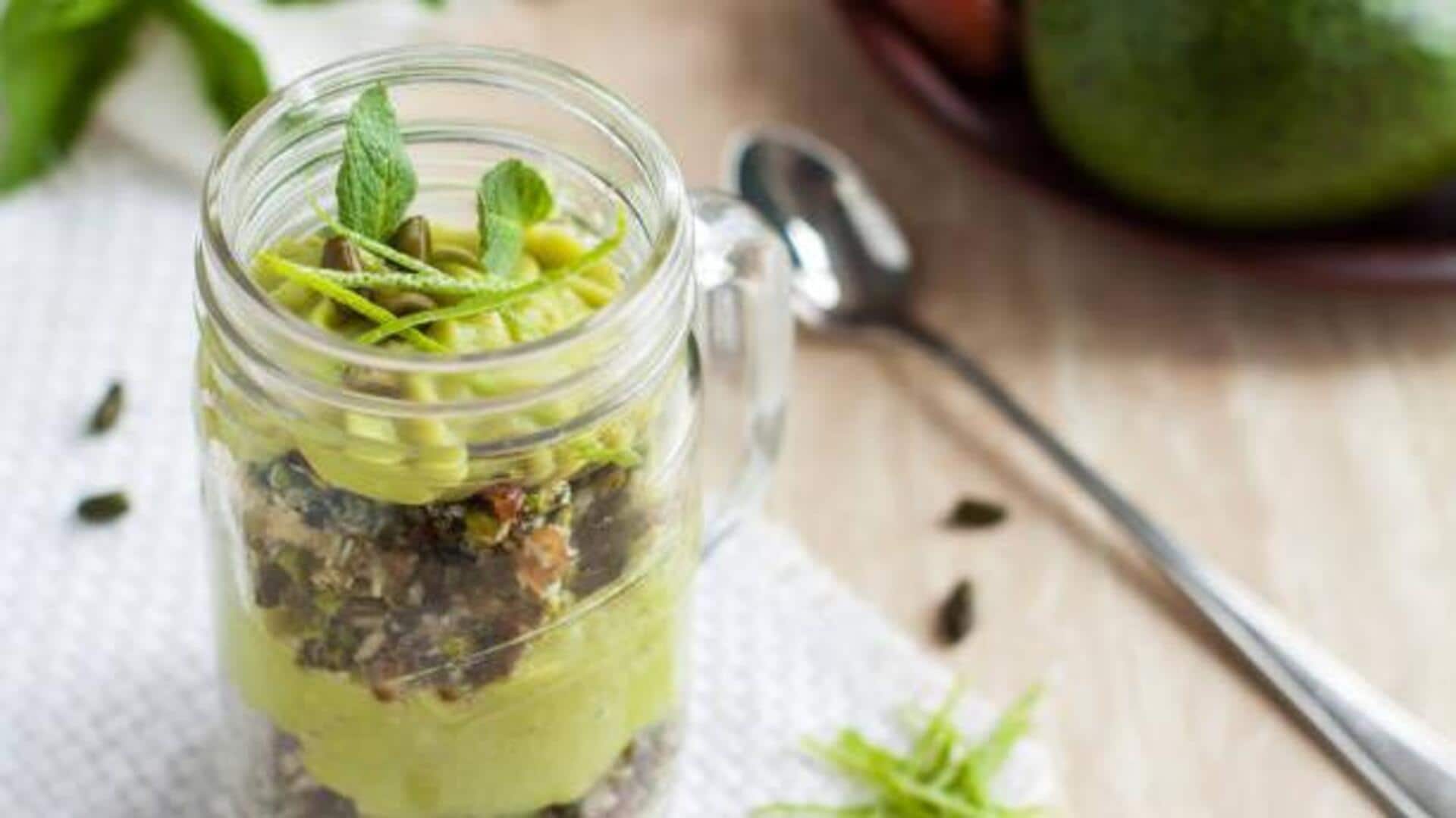 Quick and healthy: Yogurt pistachio parfait Quick and healthy: Yogurt pistachio parfait