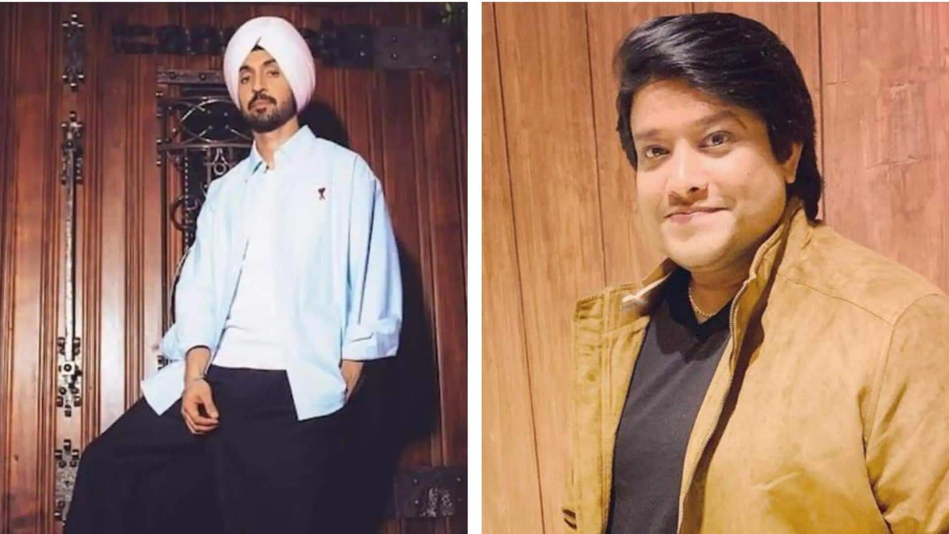 'Shubhaarambh' singer was replaced by Diljit in 'Bads of Bollywood'?