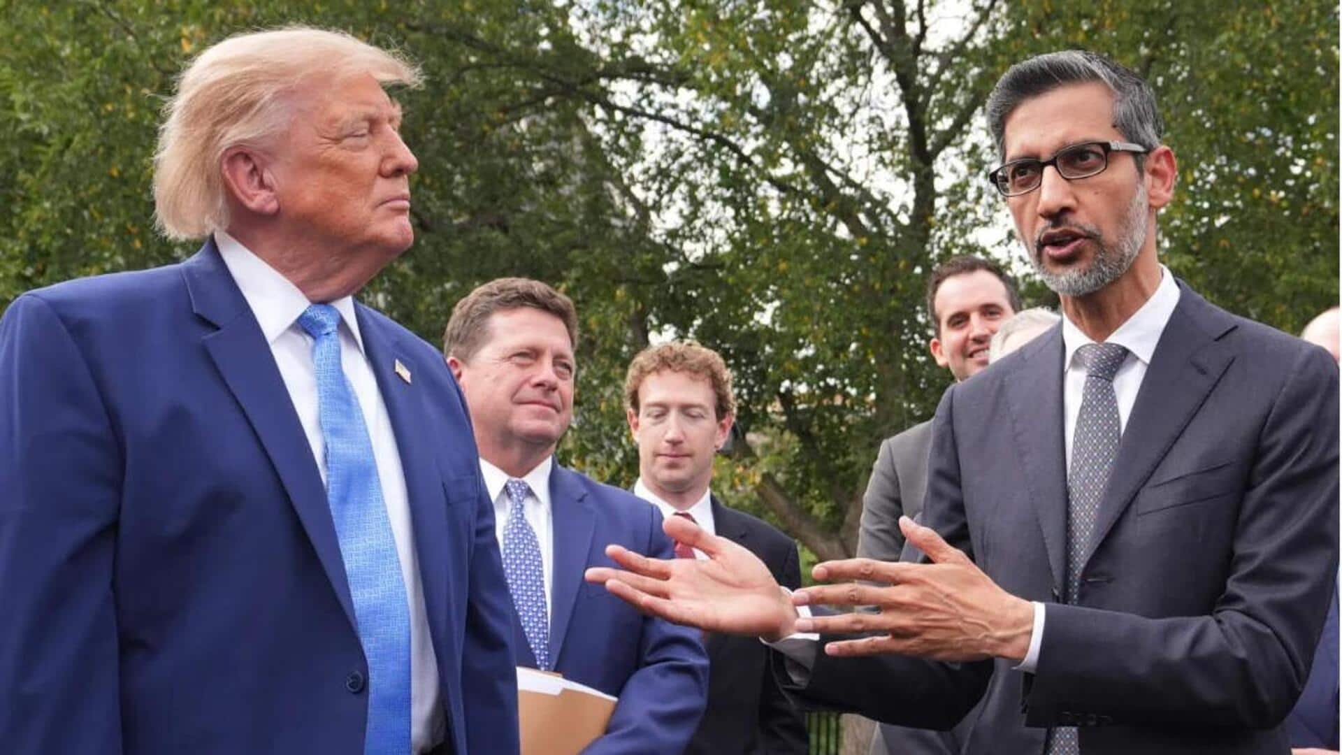 Why Donald Trump called Google CEO Sundar Pichai a 'monster'