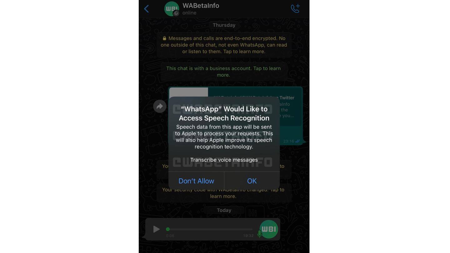 Feature will be optional, transcription won't link to your identity Feature will be optional, transcription won't link to your identity