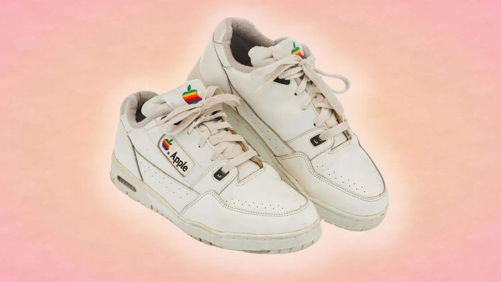'Ultra-rare' Apple shoes from '90s to be auctioned for $50,000