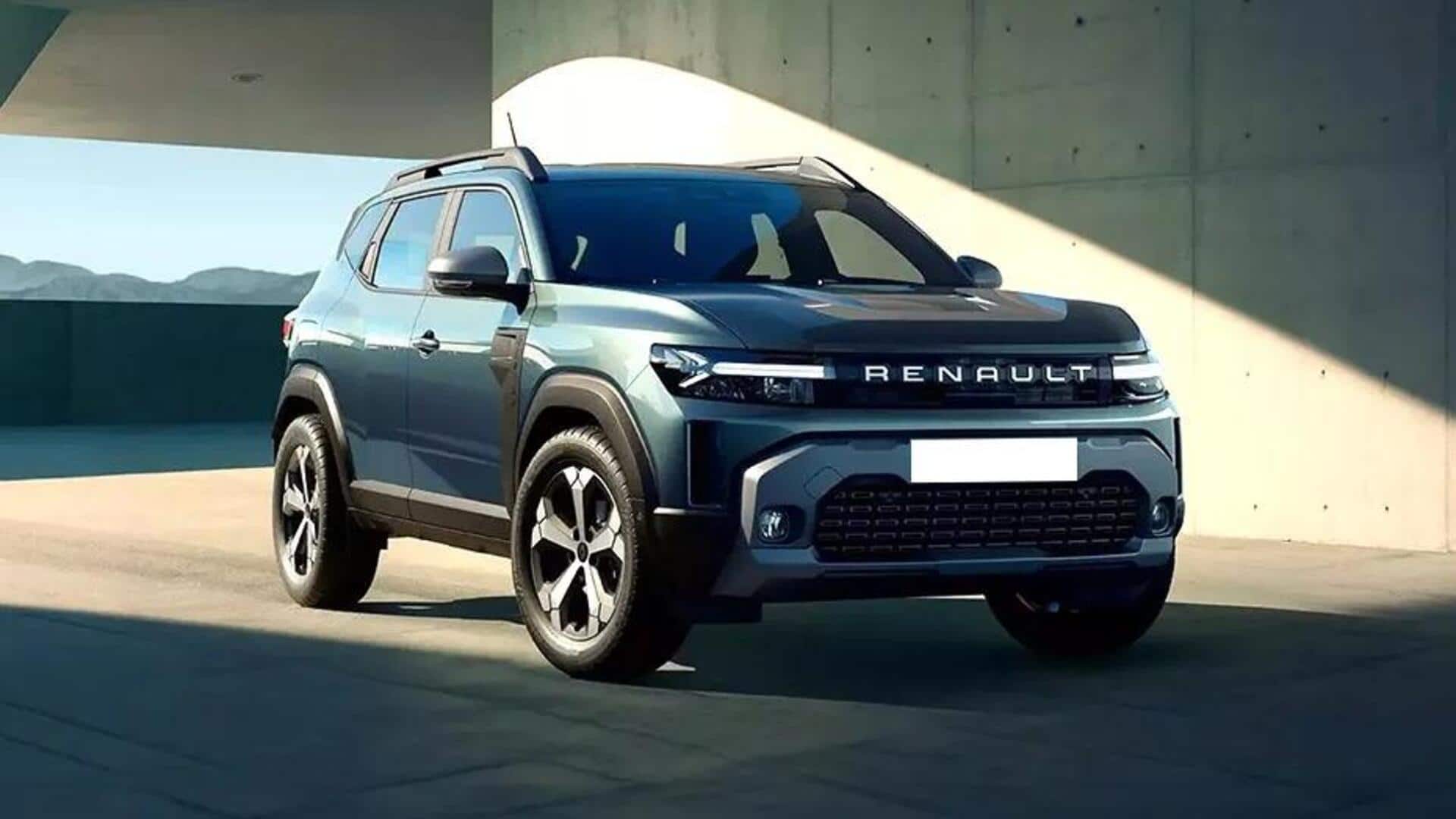 Renault's upcoming 3-row Duster spotted testing in India: Expected features