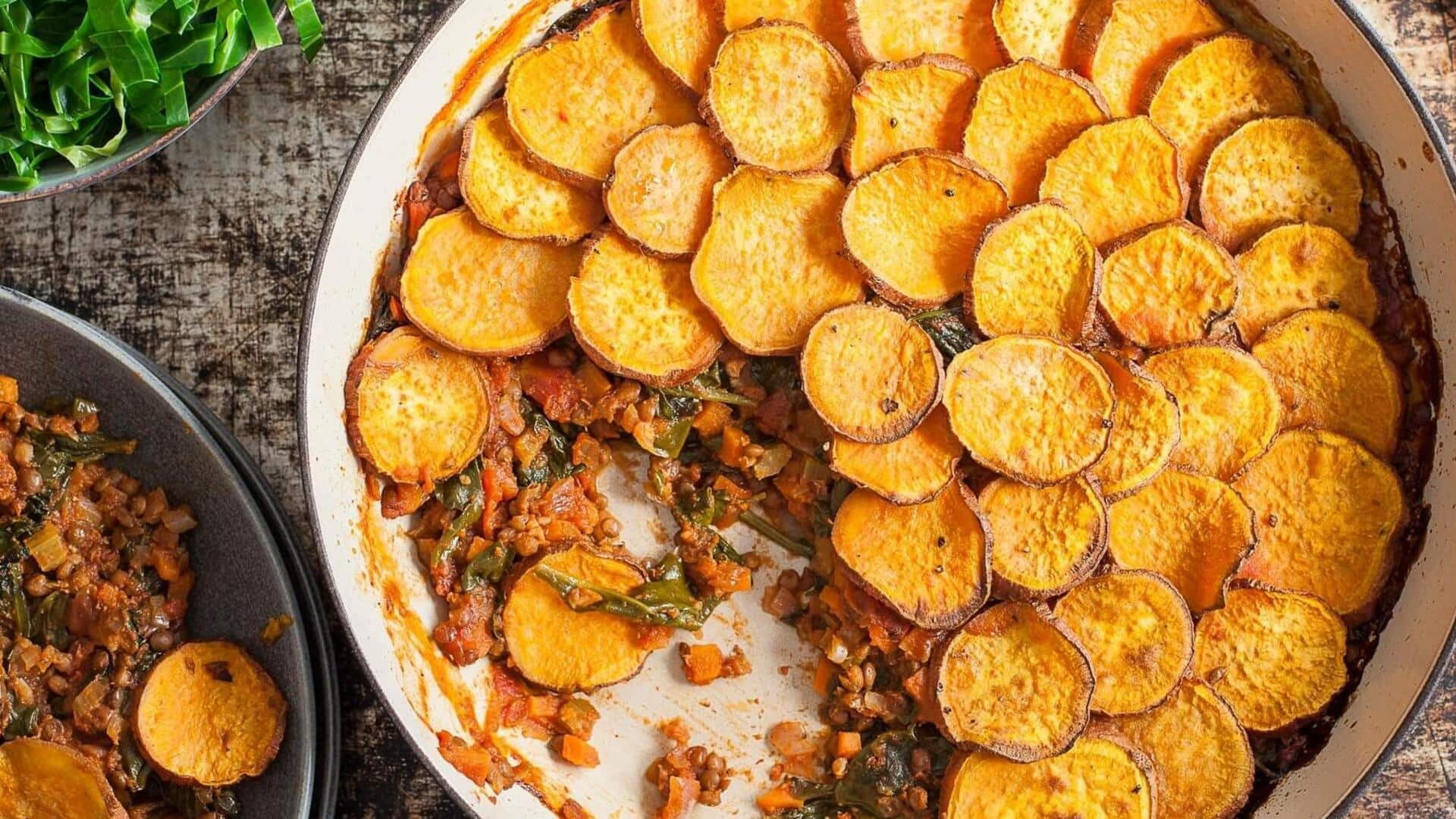 Sweden on your plate: Cook and savor lentil potato bake