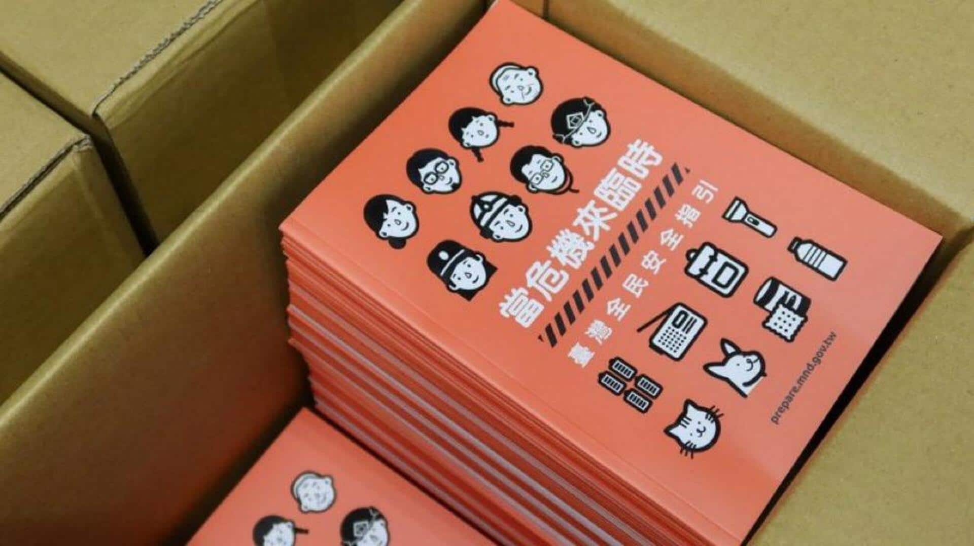 Taiwan releases handbook on prepping for natural disasters, Chinese invasion 