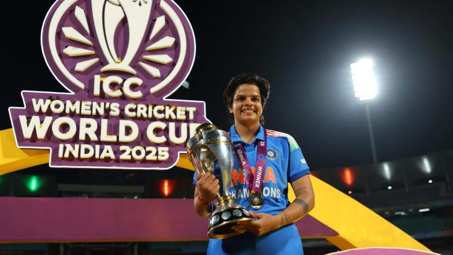 Shafali Verma: ICC Women's Player of the Month (November 2025) 