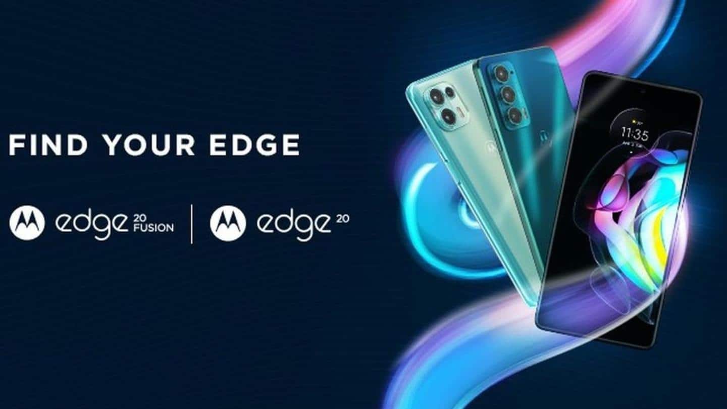 Motorola Edge 20 series debuts in India at Rs. 21,500