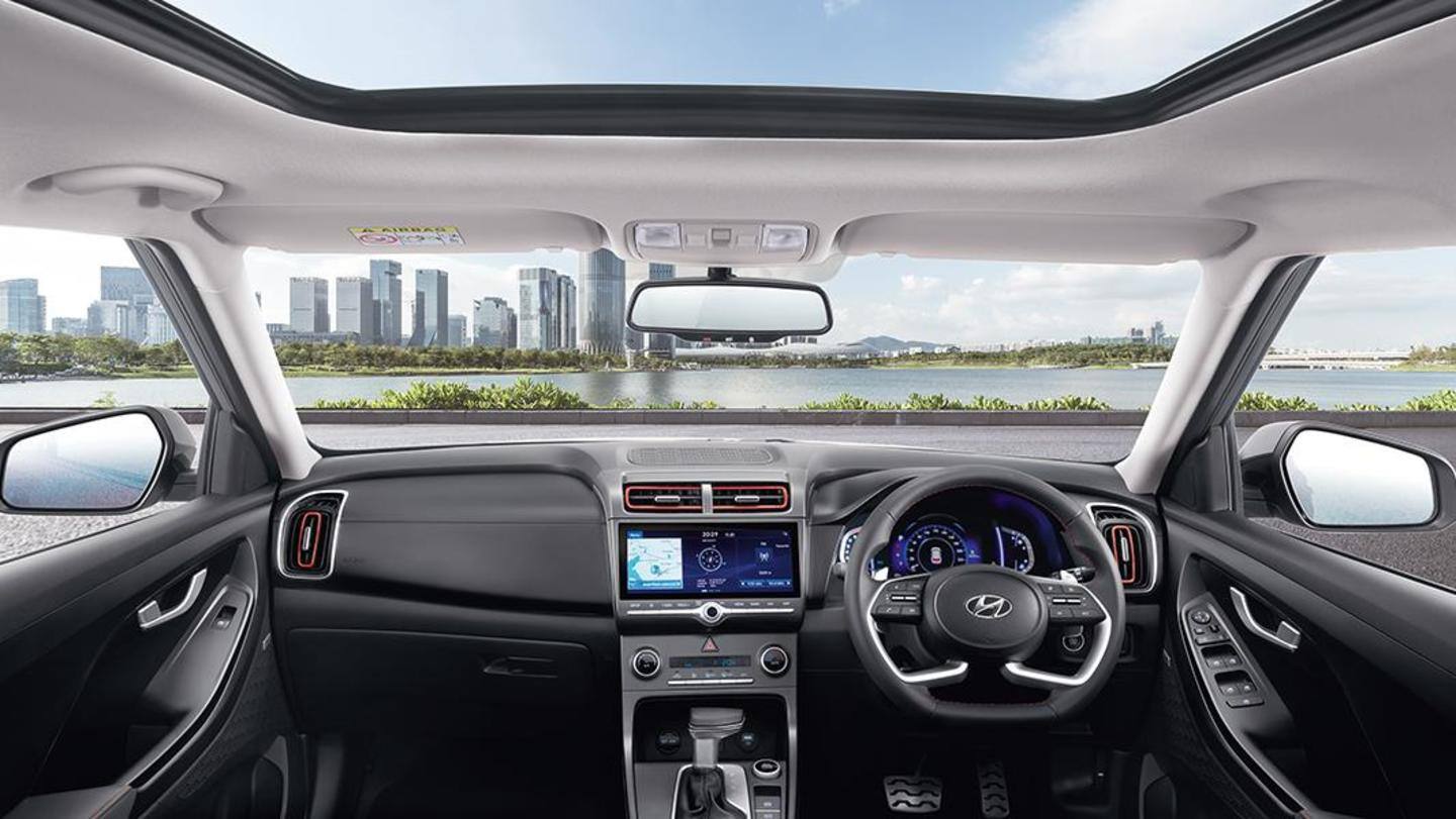 The vehicle offers five seats and a rear-view camera The vehicle offers five seats and a rear-view camera