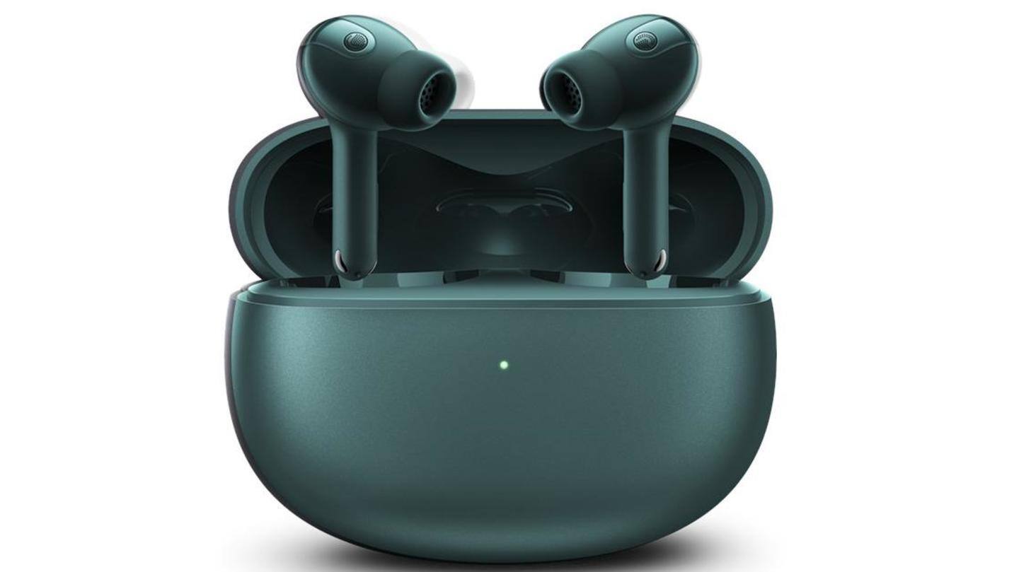 The earphones have an IP55 rating for water resistance The earphones have an IP55 rating for water resistance