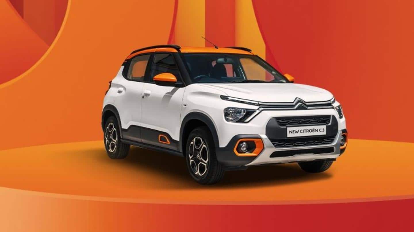 Citroen C3 official bookings open in India: Check features, price