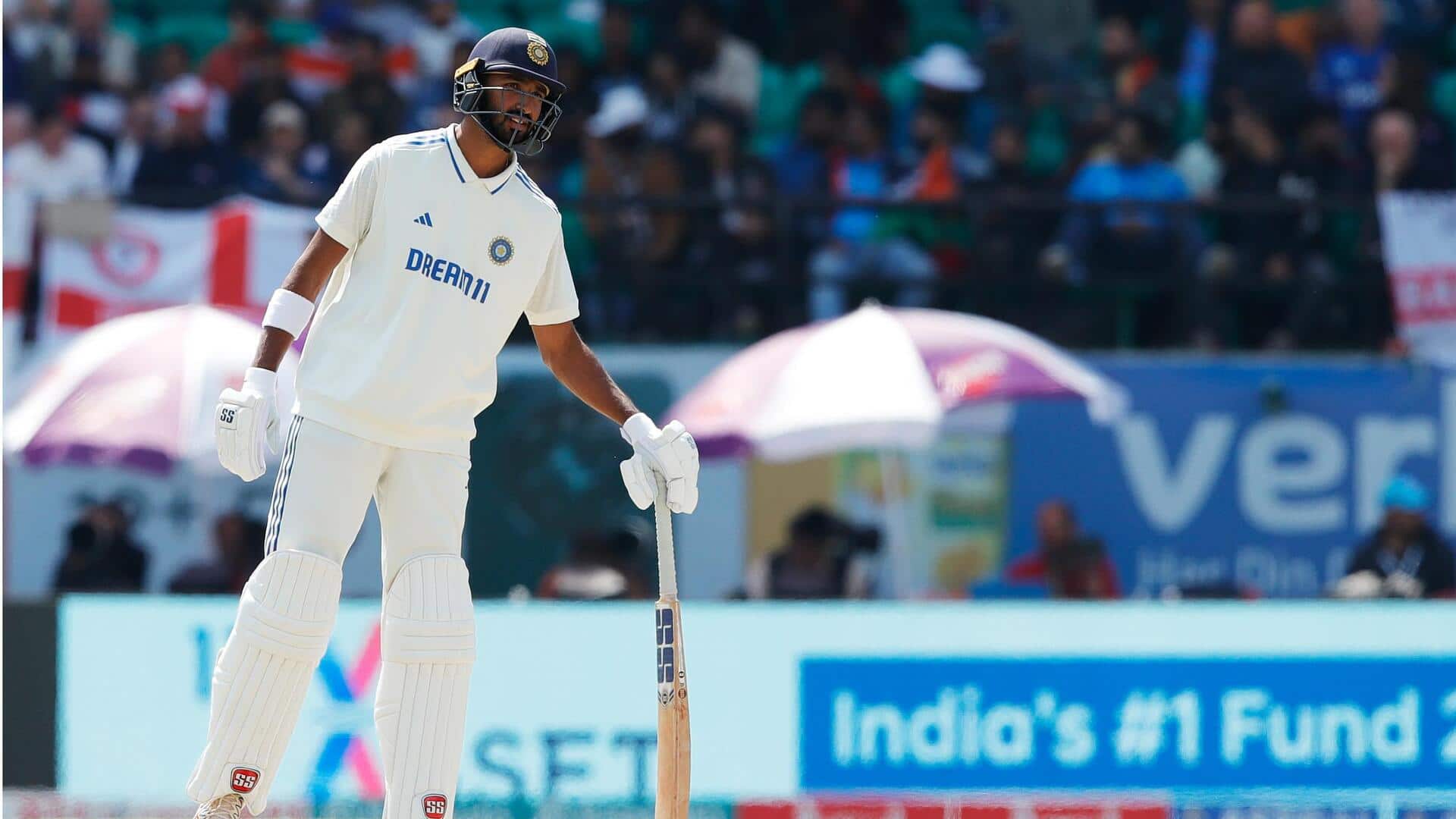 Devdutt Padikkal shines on Test debut, slams 65 versus England