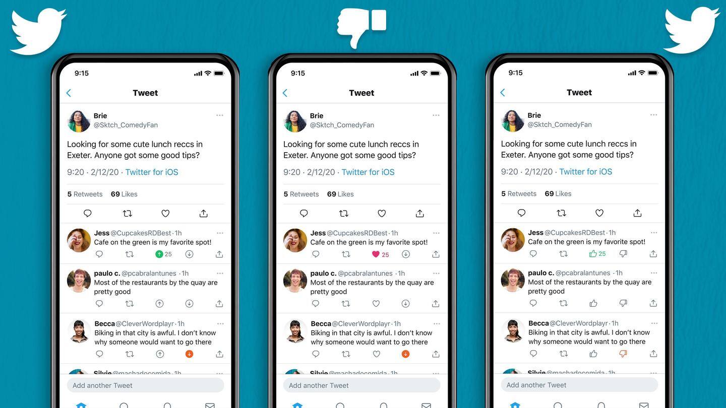 Twitter rolls out new upvote-downvote system test for tweet replies Twitter rolls out new upvote-downvote system test for tweet replies