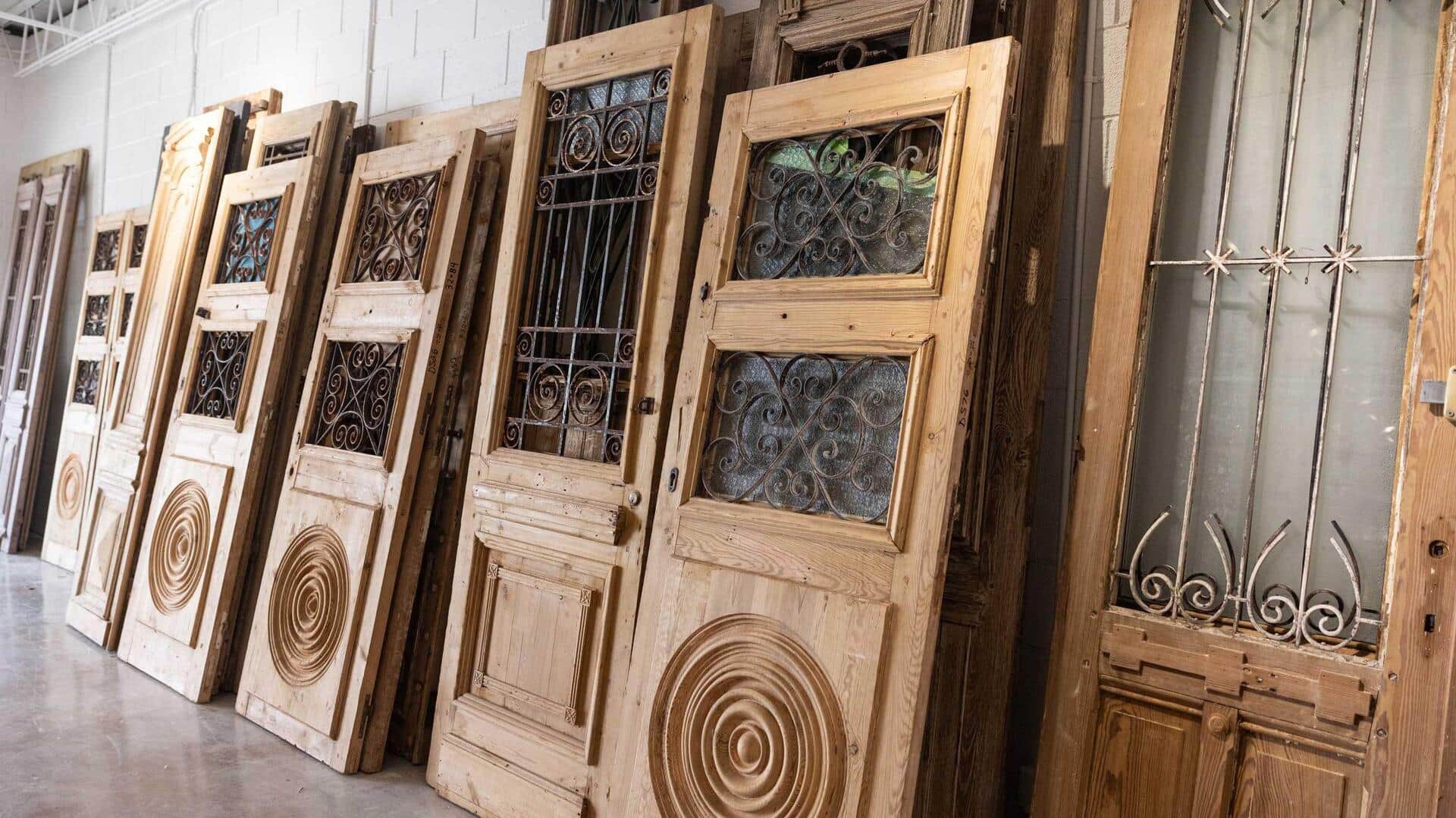 Turn antique doors into stunning home decor pieces: Here's how Turn antique doors into stunning home decor pieces: Here's how