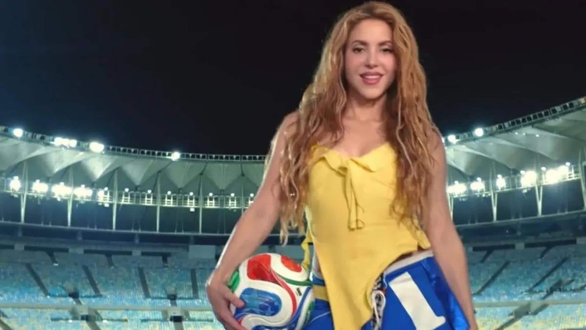Shakira returns to FIFA World Cup with 'Dai Dai'