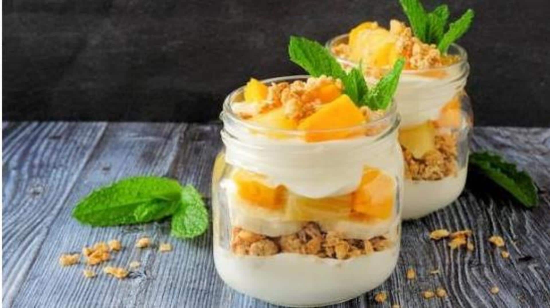 How to make a refreshing mango-yogurt parfait 