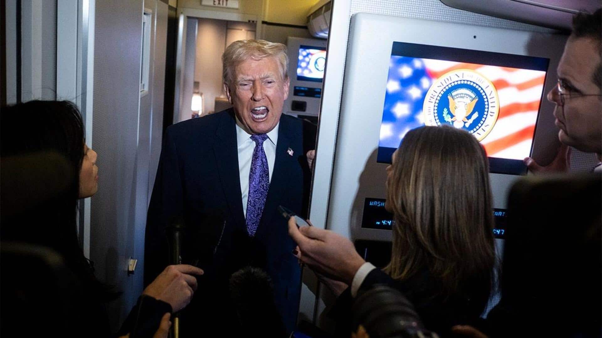 Trump administration subpoenas NYT reporters over presidential plane leak