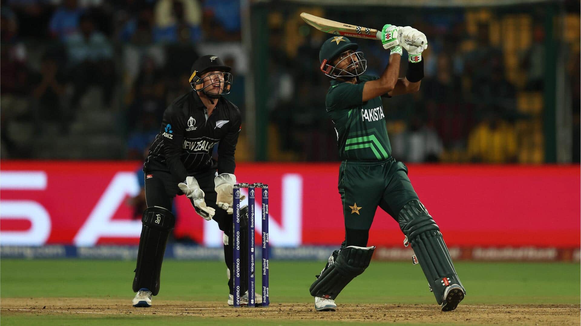 Babar Azam slams his fourth fifty in 2023 World Cup