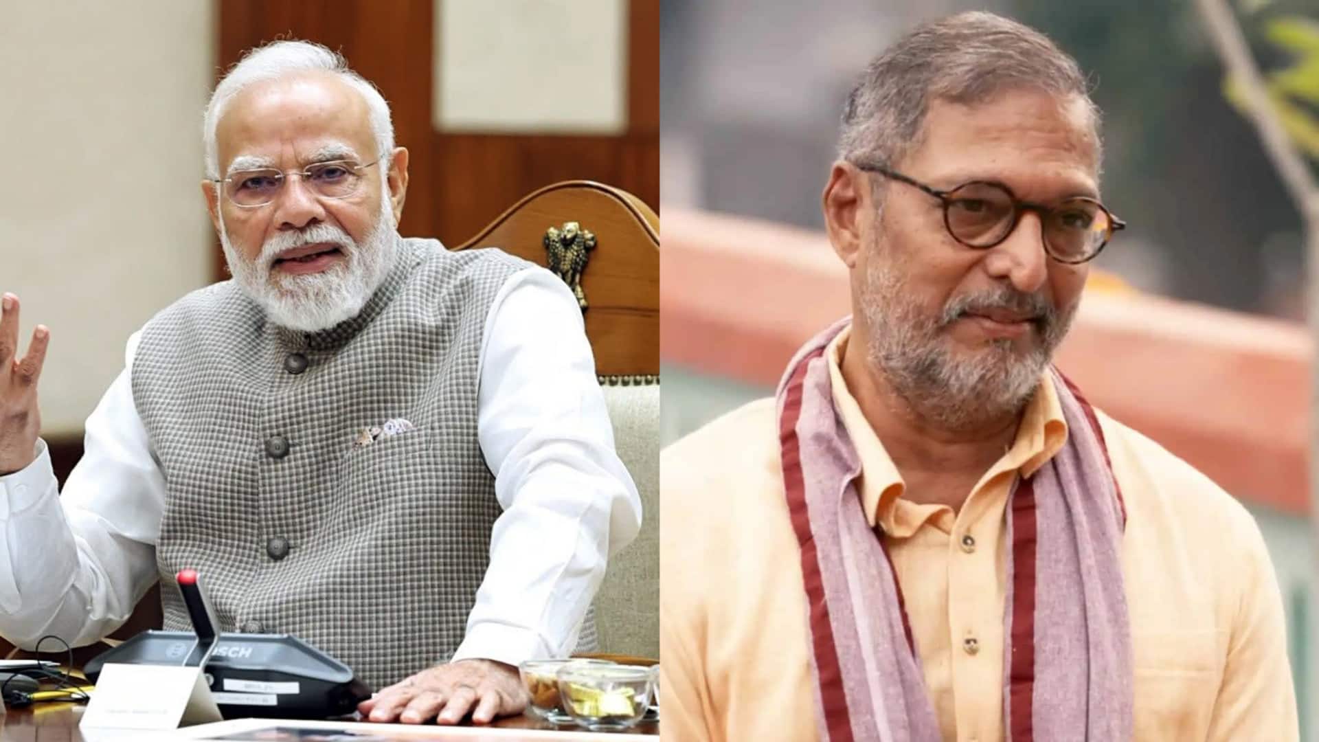 PM Modi remembers Nana Patekar's 'versatility,' 'creativity' 