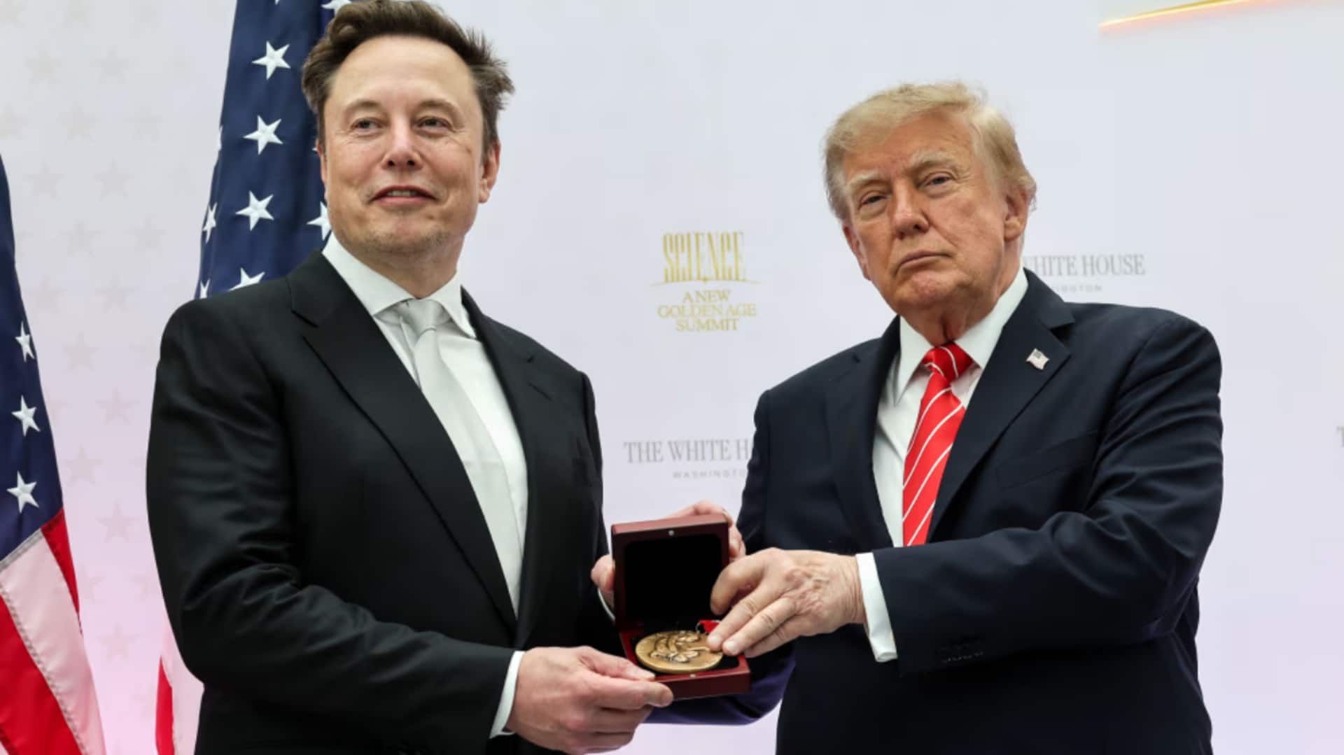 Trump honors Musk, others tech leaders with top science prizes