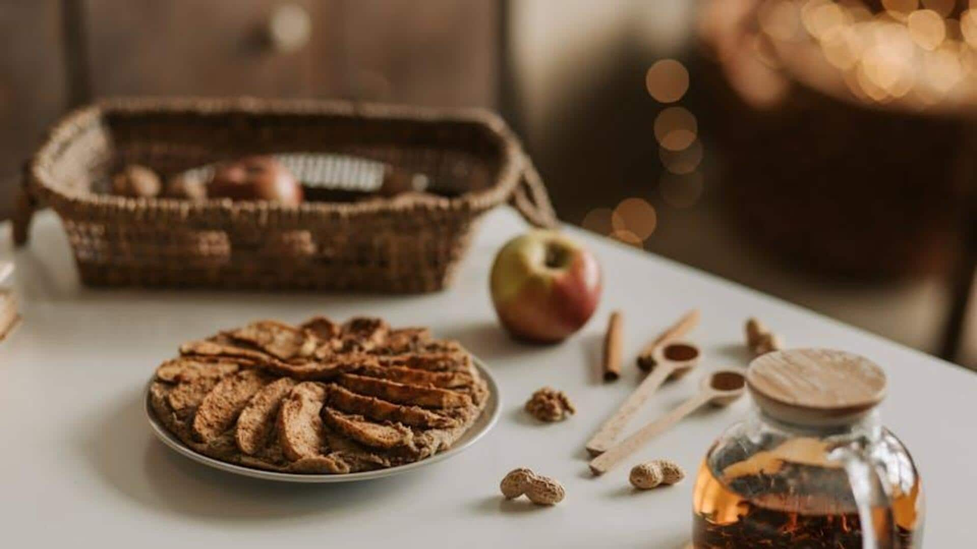 Try these apple cinnamon vegan bake treats