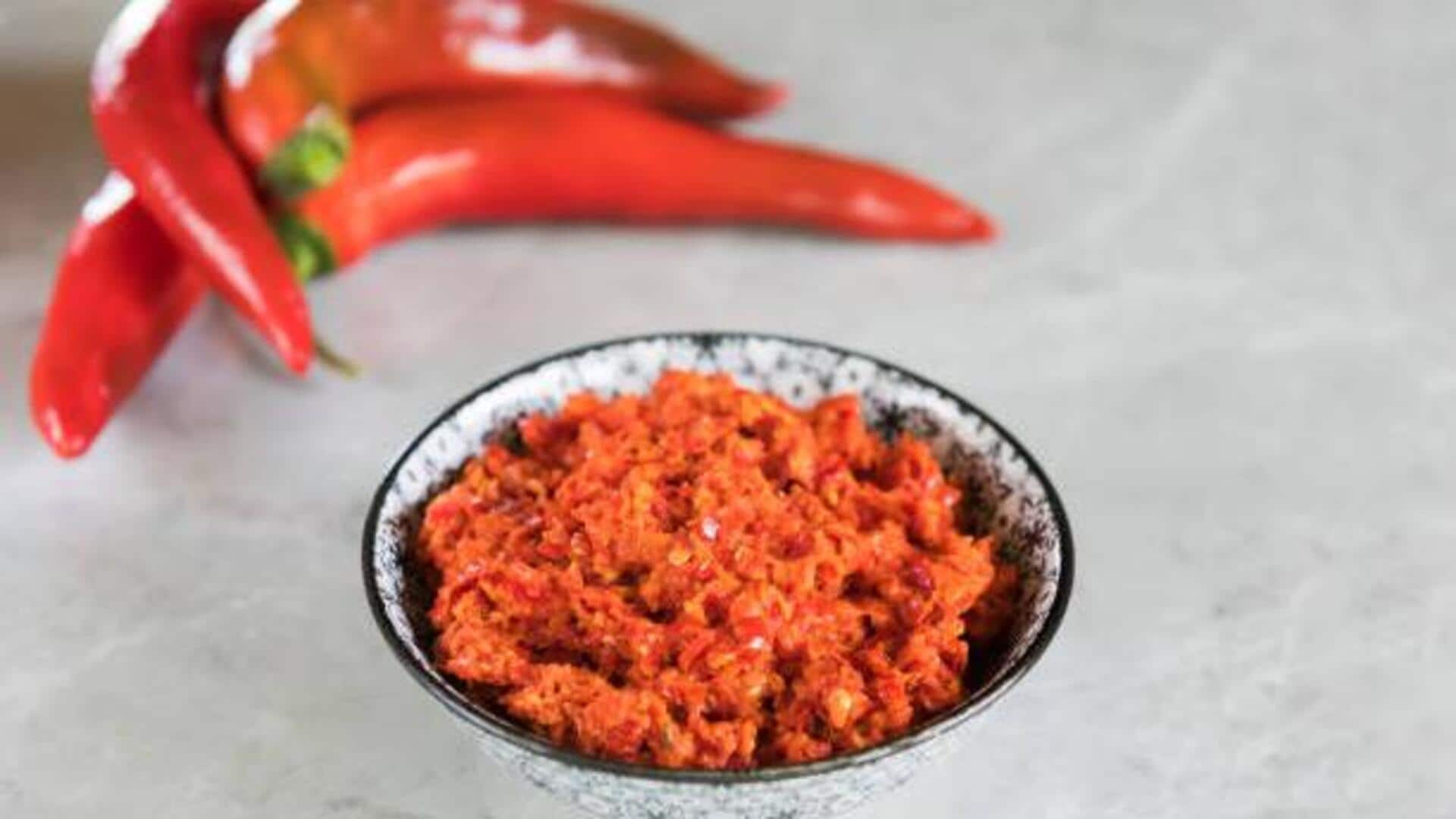 Elevating dishes with African harissa paste magic