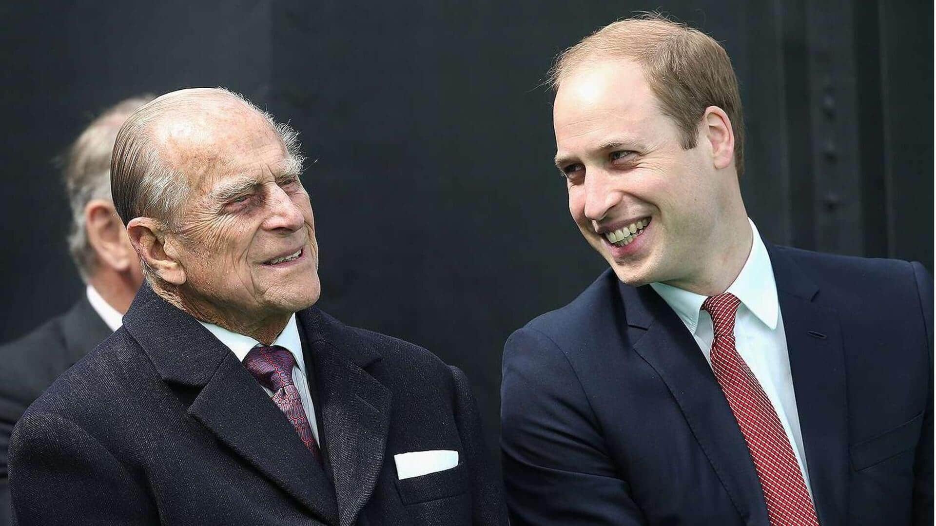 Prince William recalls grandfather Prince Philip's 'accidental' humor Prince William recalls grandfather Prince Philip's 'accidental' humor
