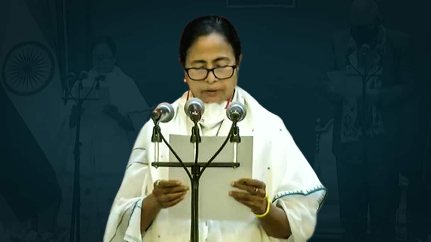 Mamata Banerjee takes oath as West Bengal Chief Minister