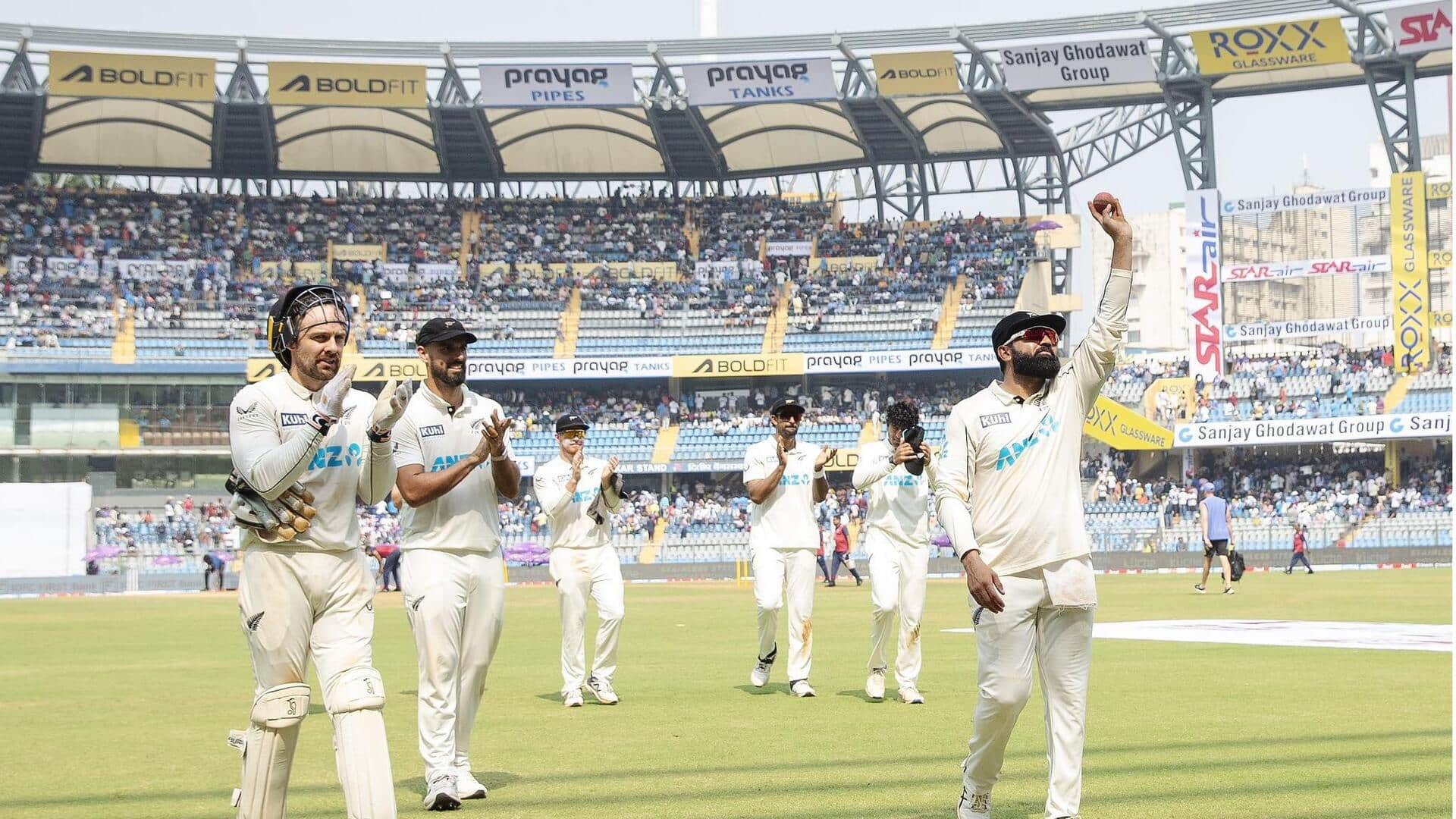 3rd Test: NZ thrash India to record historic 3-0 whitewash