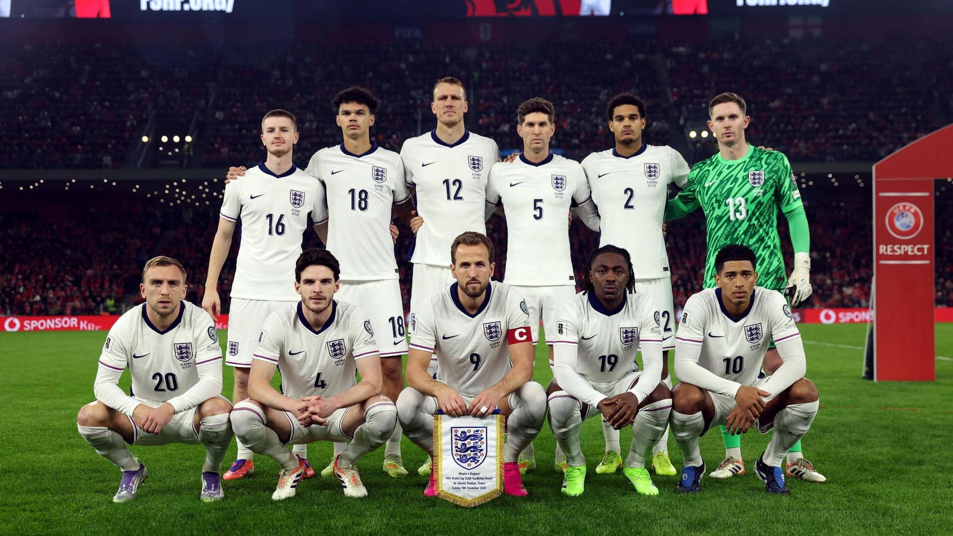 Harry Kane's brace secures England's perfect World Cup qualifying campaign