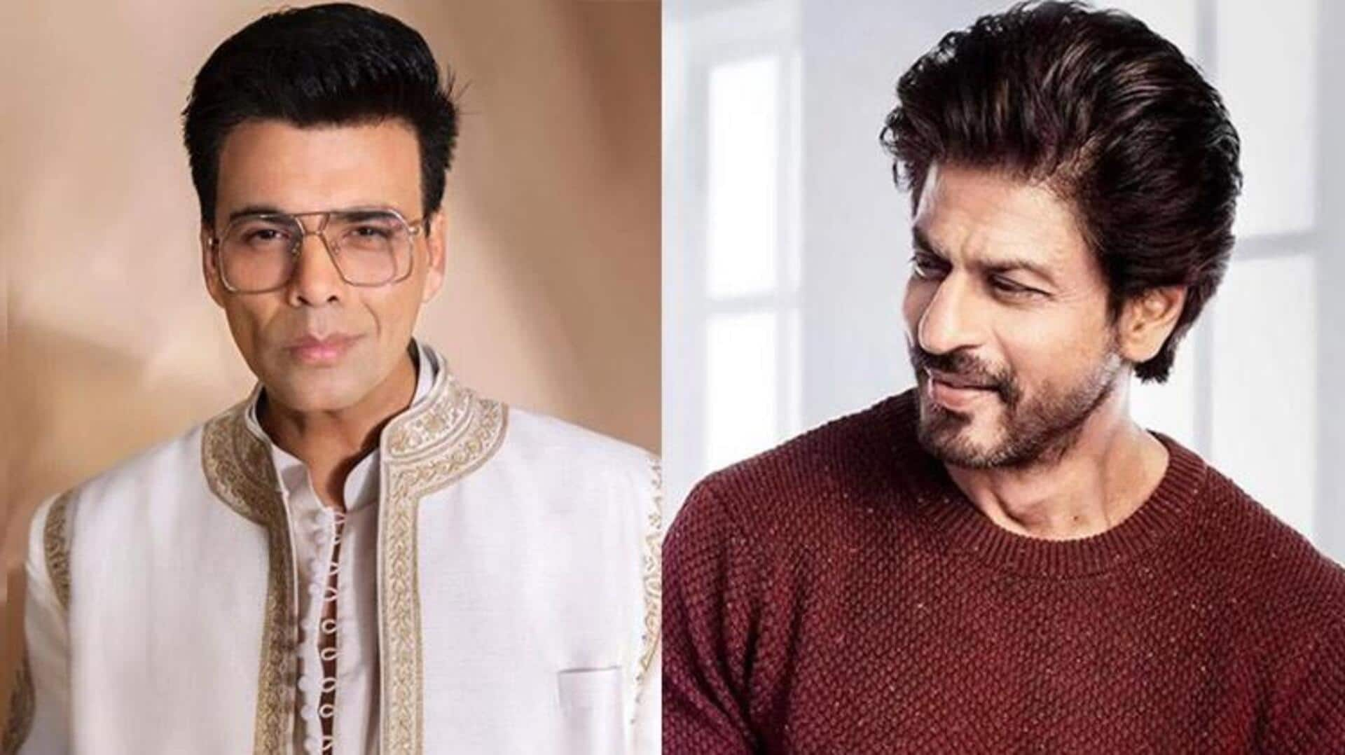 SRK targets KJo's over-hosting; jokingly suggests, 'make films too'