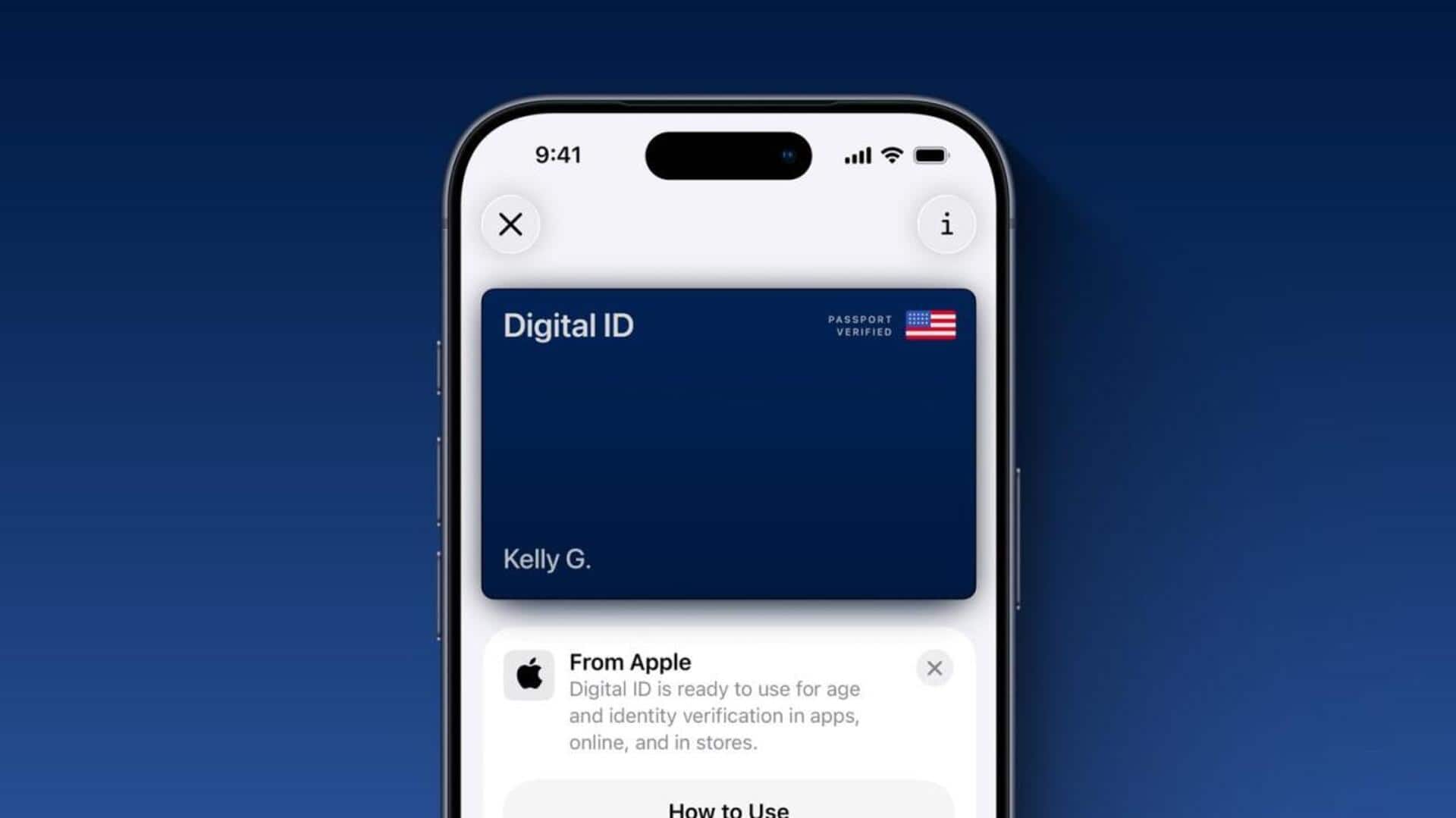 You can now store passport, driver's license on your iPhone