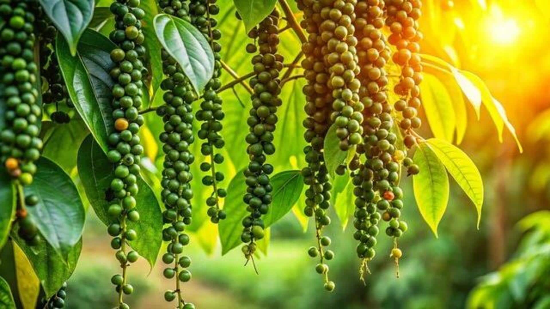 How to grow black pepper vines