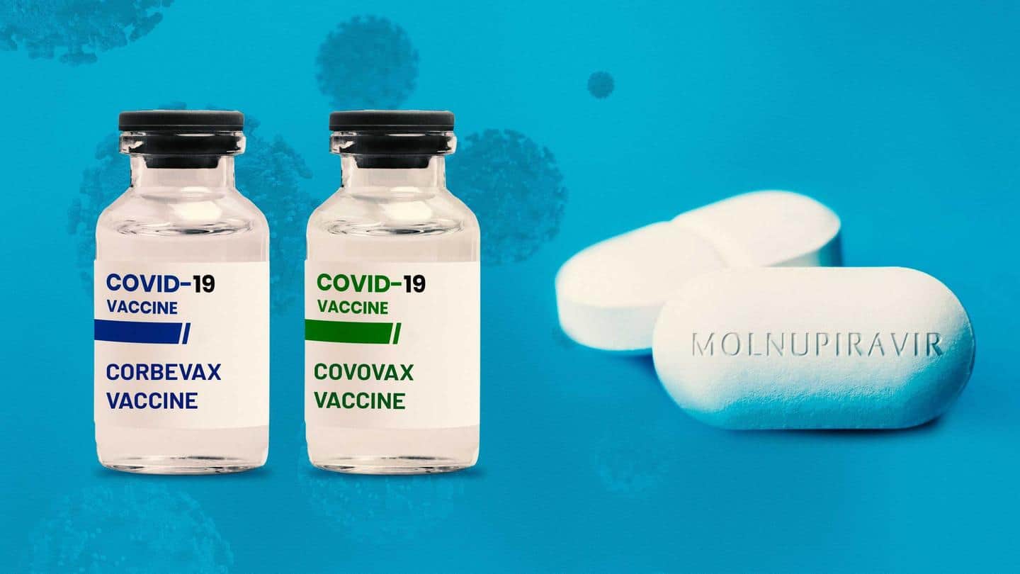 Covovax, Corbevax, and Merck's COVID-19 pill cleared in India