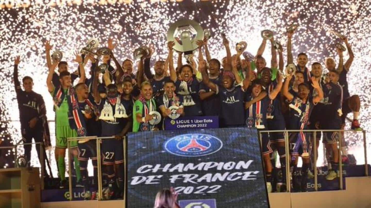 Ligue 1 2021-22: Champions PSG's season in numbers